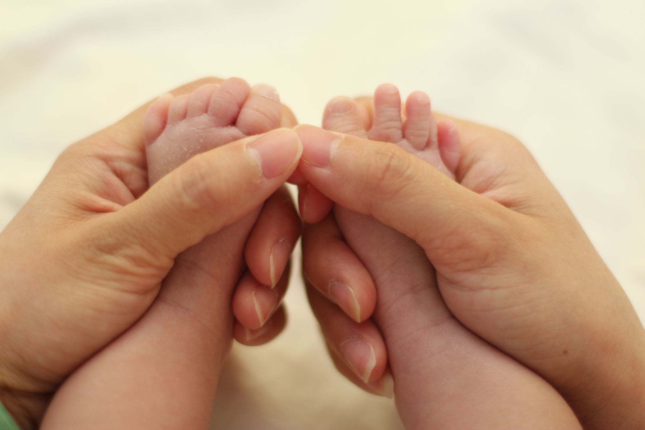 Holding Baby's Feet